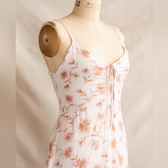Floral De Coca Midi Sundress Size L - Picture 2 of 11